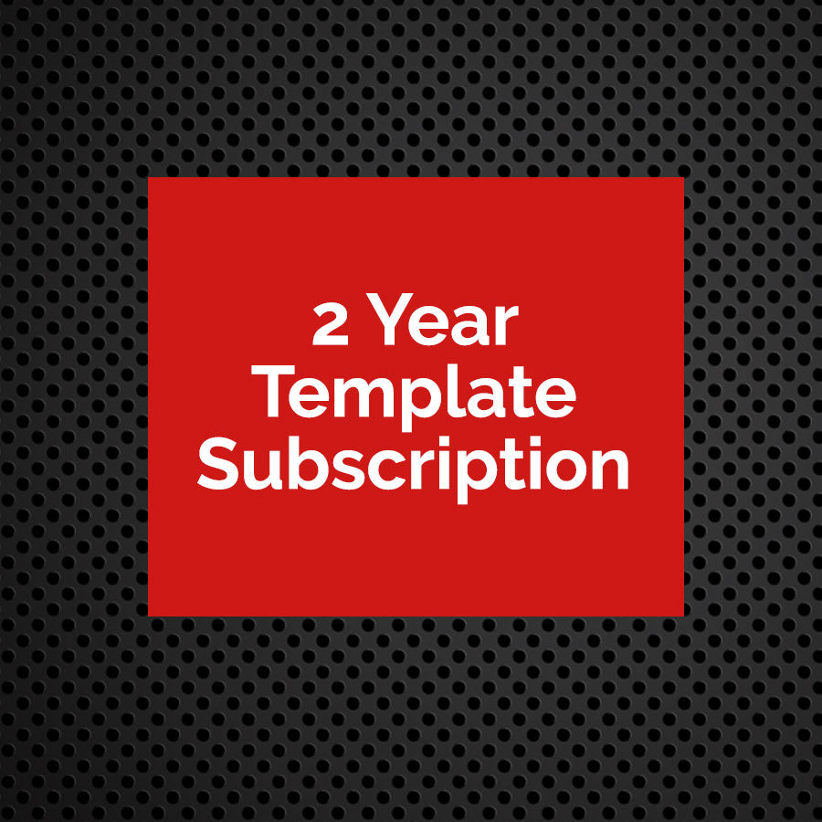 2 Year Template Subscription