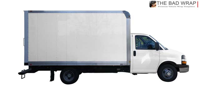 2003-Present Chevrolet Express 14.2ft Box Truck w/ Load Gate 9009