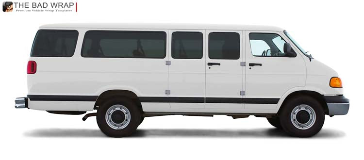 1484 2000 Dodge Ram Wagon 3500 Maxi Extended Length Passenger