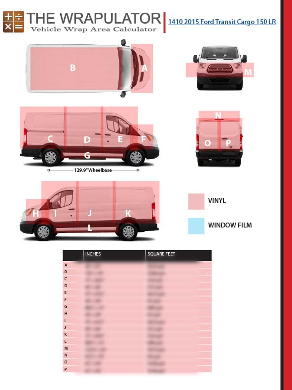 Low Roof 15 Ford Transit Transit 150 2015 Transit 250 Pre-Owned