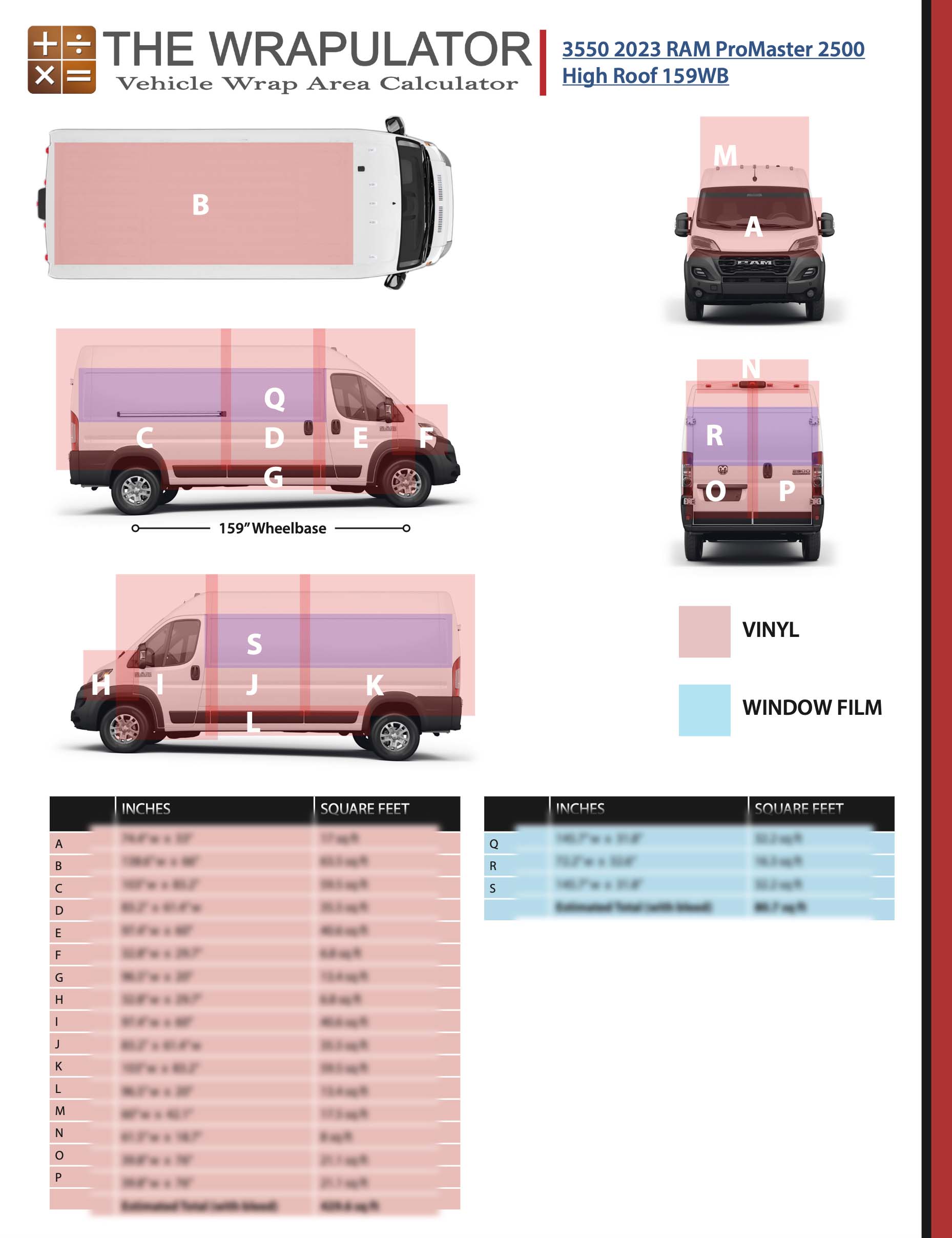 2023 RAM ProMaster 2500 High Roof 159WB 3550 PDF