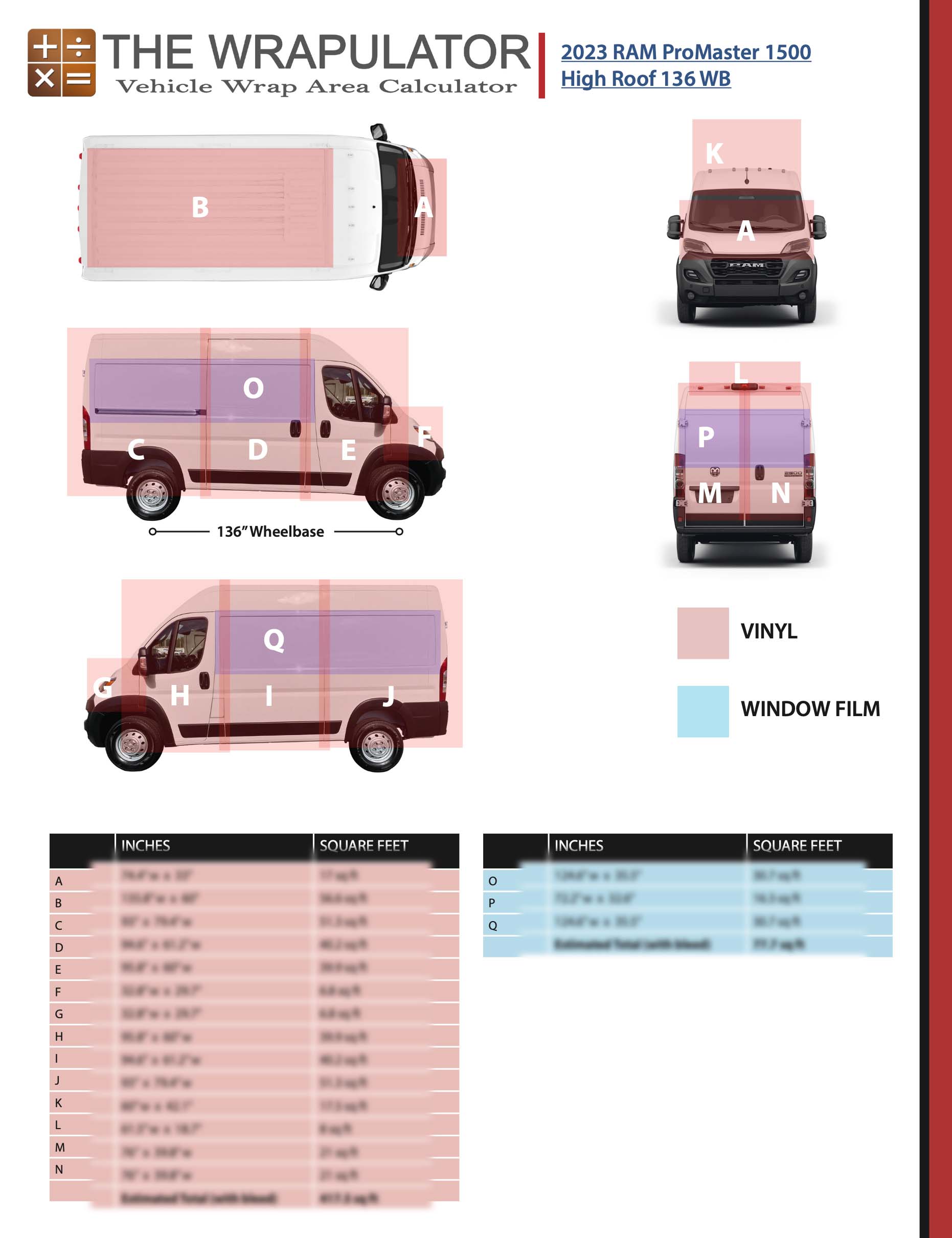 2023 RAM ProMaster 1500 High Roof 136" WB 3610 PDF