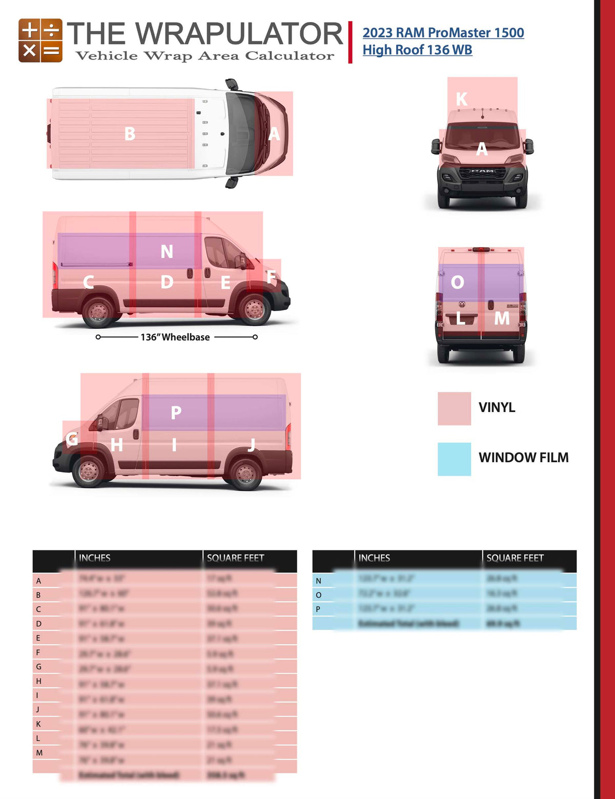 2023 RAM ProMaster 1500 High Roof 136" WB 3610 PDF