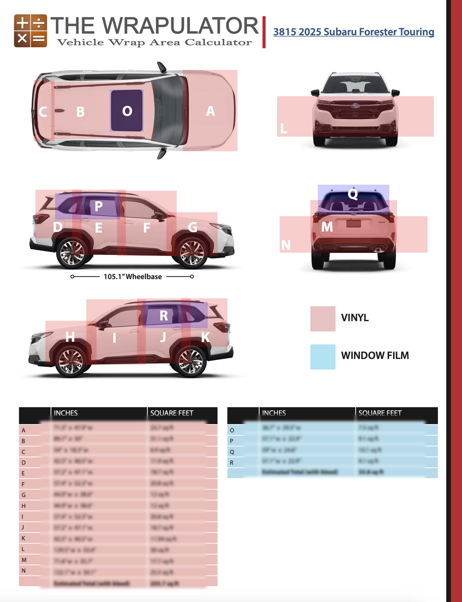 2025 Subaru Forester Touring 3815 PDF