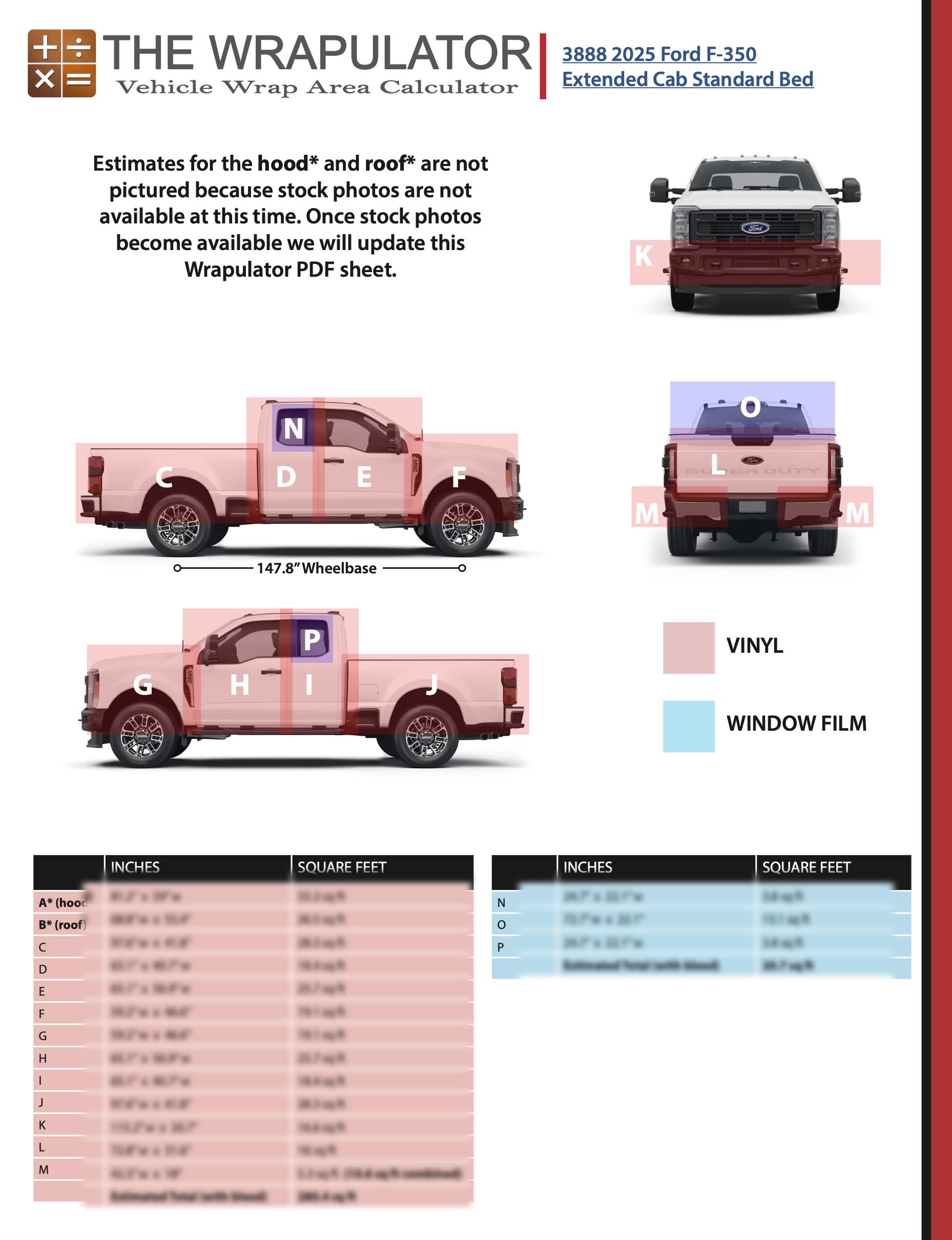 2025 Ford F-350 XL Extended Cab Standard Bed 3888 PDF