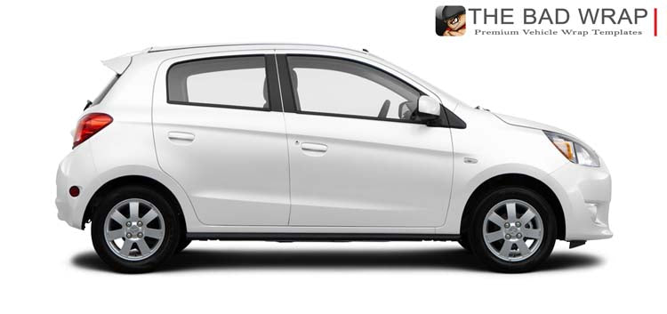 2014 Mitsubishi Mirage ES CVT Hatchback 1073