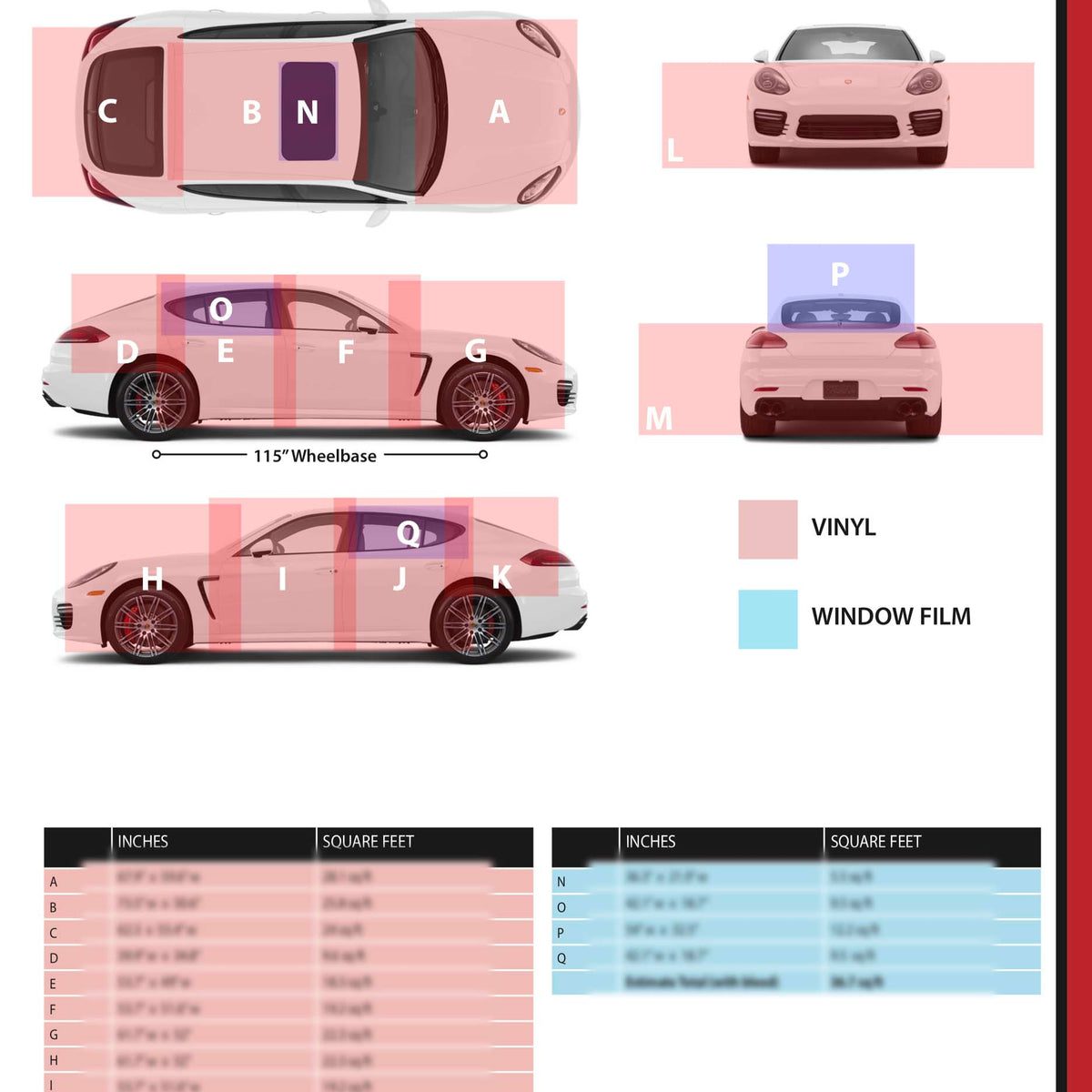 porsche panamera gts drawing