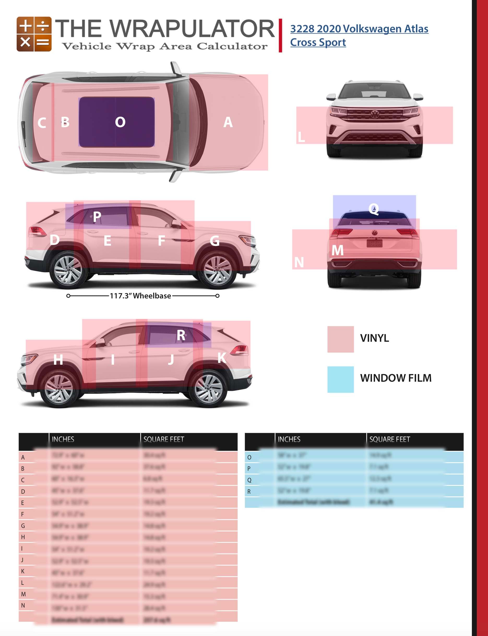 2020 Volkswagen Atlas Cross Sport SE 3228 PDF