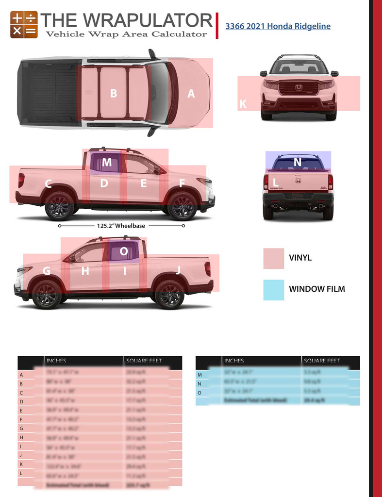 2021 Honda Ridgeline Sport Crew Cab 3366 PDF