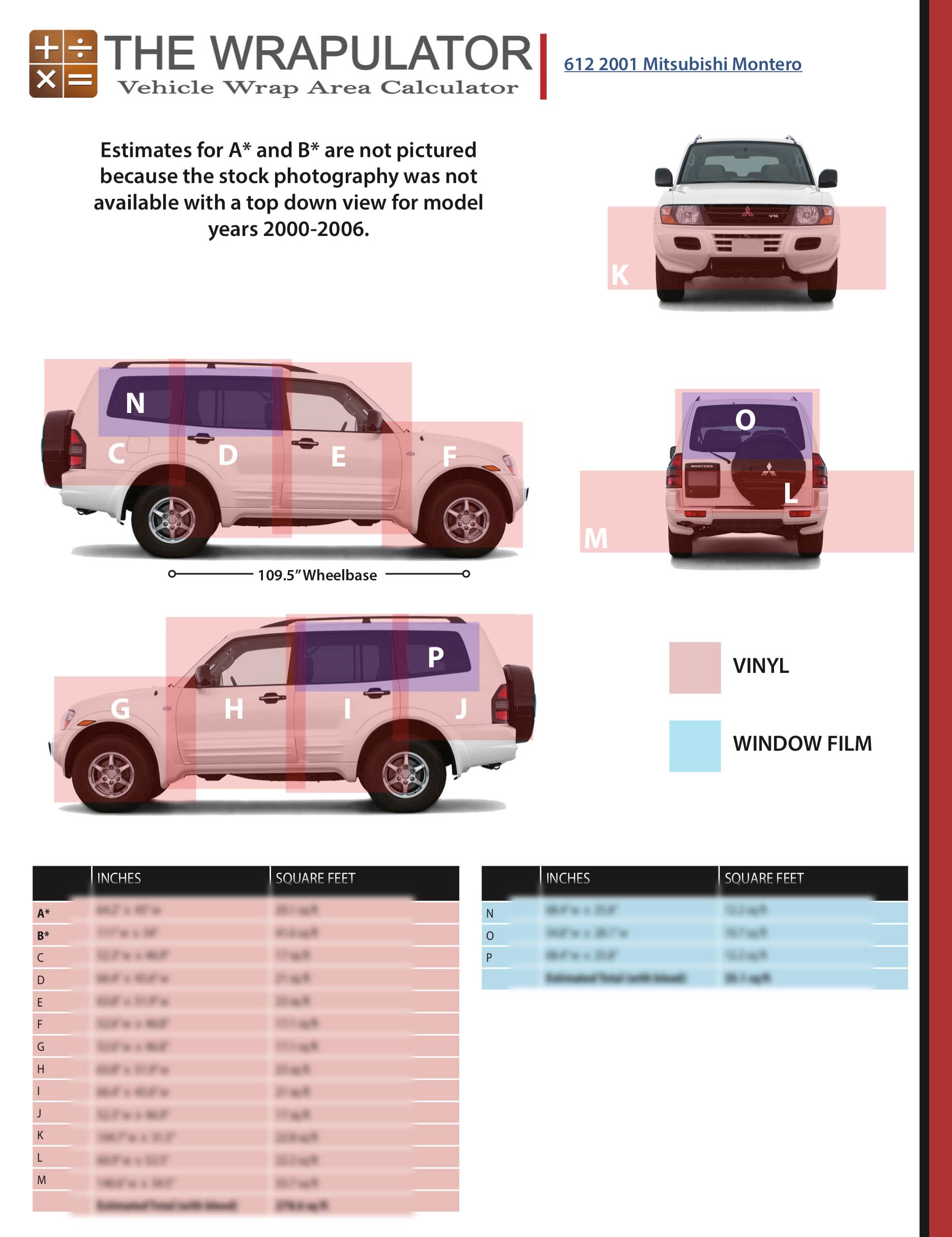 2001 Mitsubishi Montero XLS 612 PDF