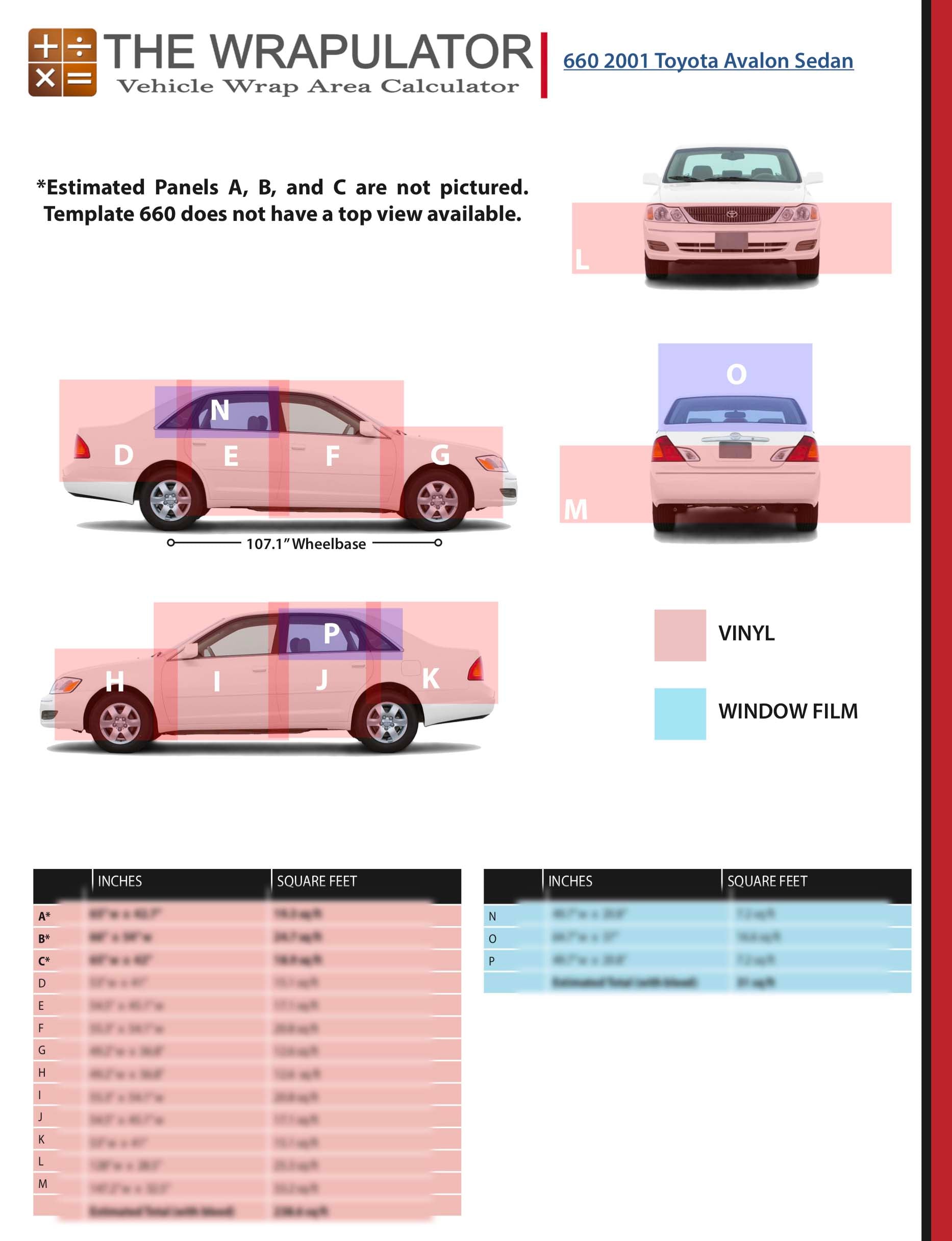 2001 Toyota Avalon XL 660 PDF
