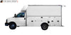 2003-Present Chevrolet Express 12.6ft Box Truck 9005