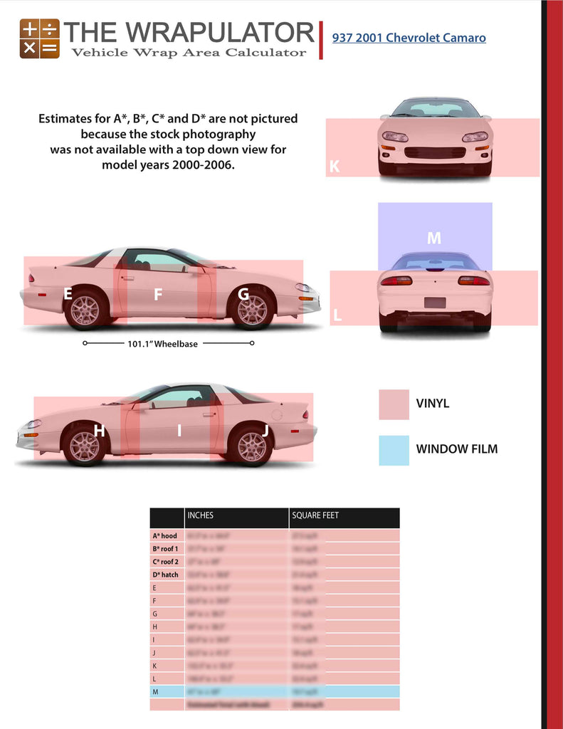 2001 Chevrolet Camaro 937 PDF