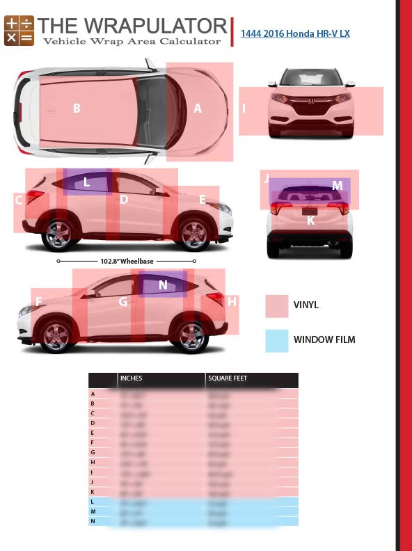 1444 2016 Honda HR-V LX CUV PDF