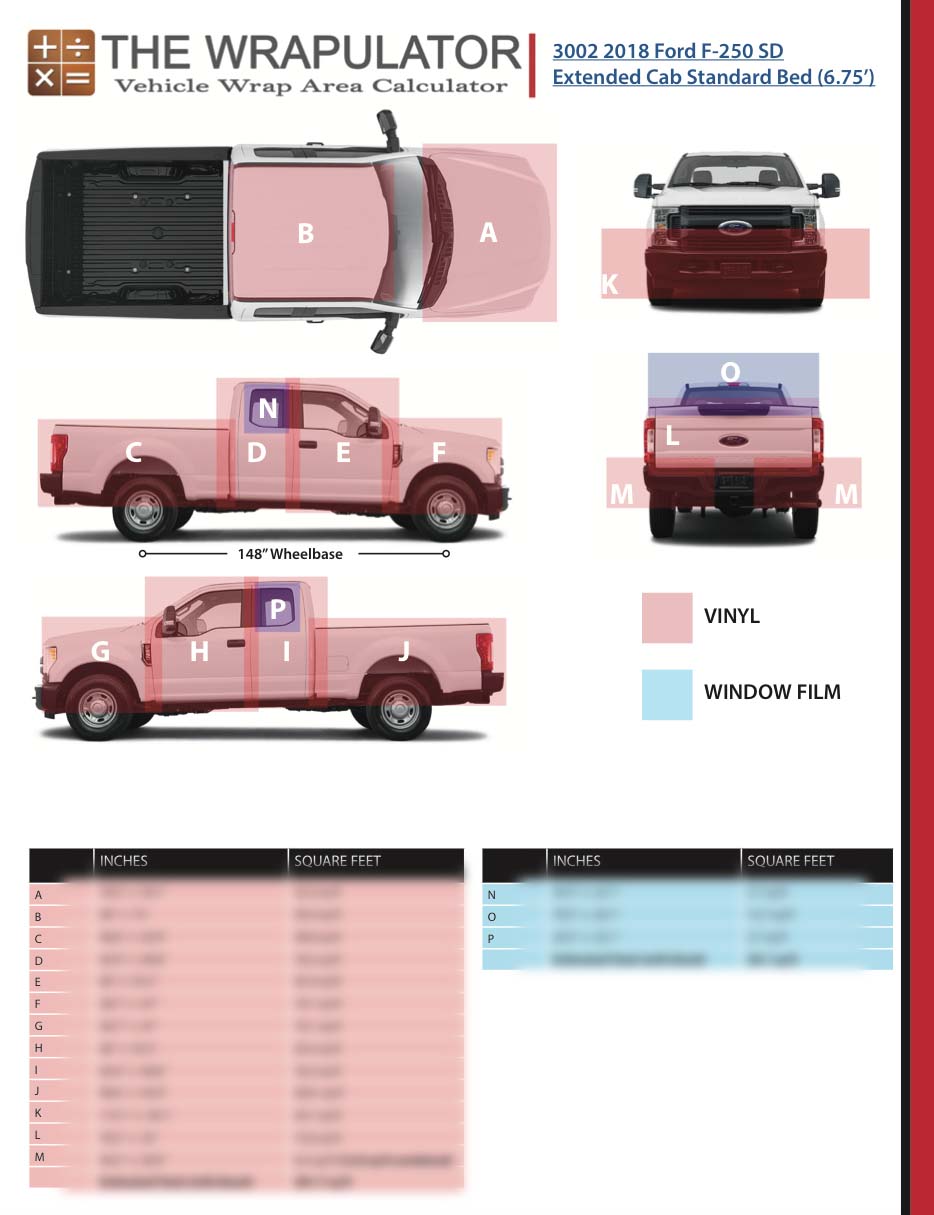 3002 2018 Ford F-250 XL Extended Cab Standard Bed PDF