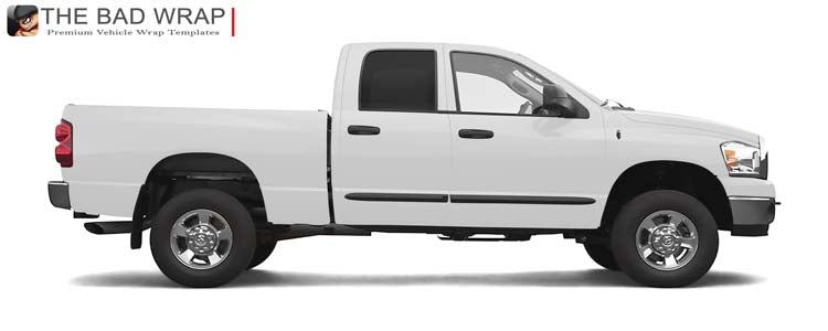 1596 2007 Dodge Ram Truck 2500 Laramie Quad (Extended) Cab Short Bed
