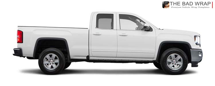 2016 GMC Sierra 1500 SLE Double (Extended) Cab Standard Bed 1529 – BadWrap